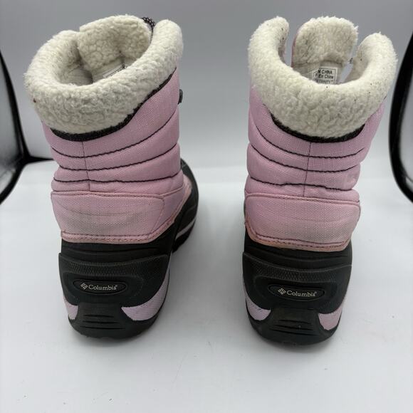 Columbia Snow Boots Womens Size 9 Cascadian Trinity Pink Insulated Winter C - Picture 6 of 9